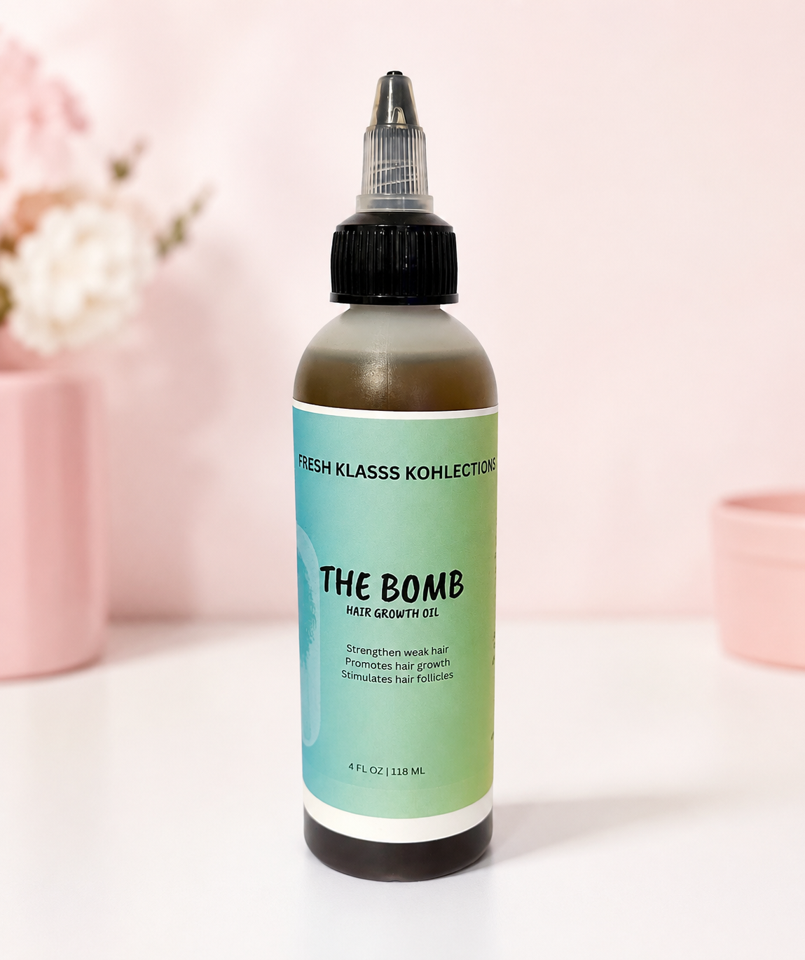 “The Bomb”hair growth oil.