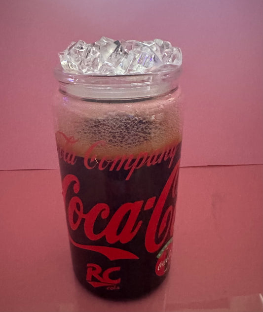 16oz Snow Globe Cup. Inspired Coca-cola glass cup.