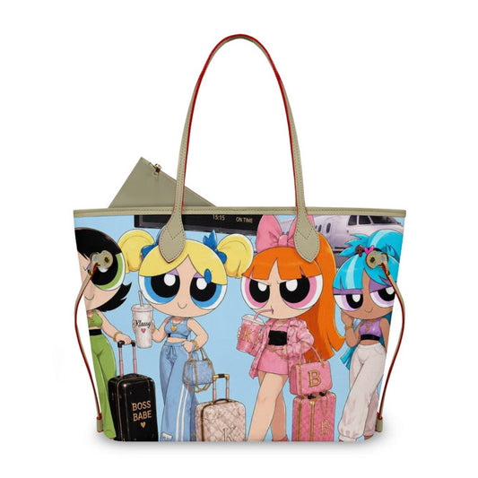 Klassy Girls Getaway Tote Bag.( Soft Blue)