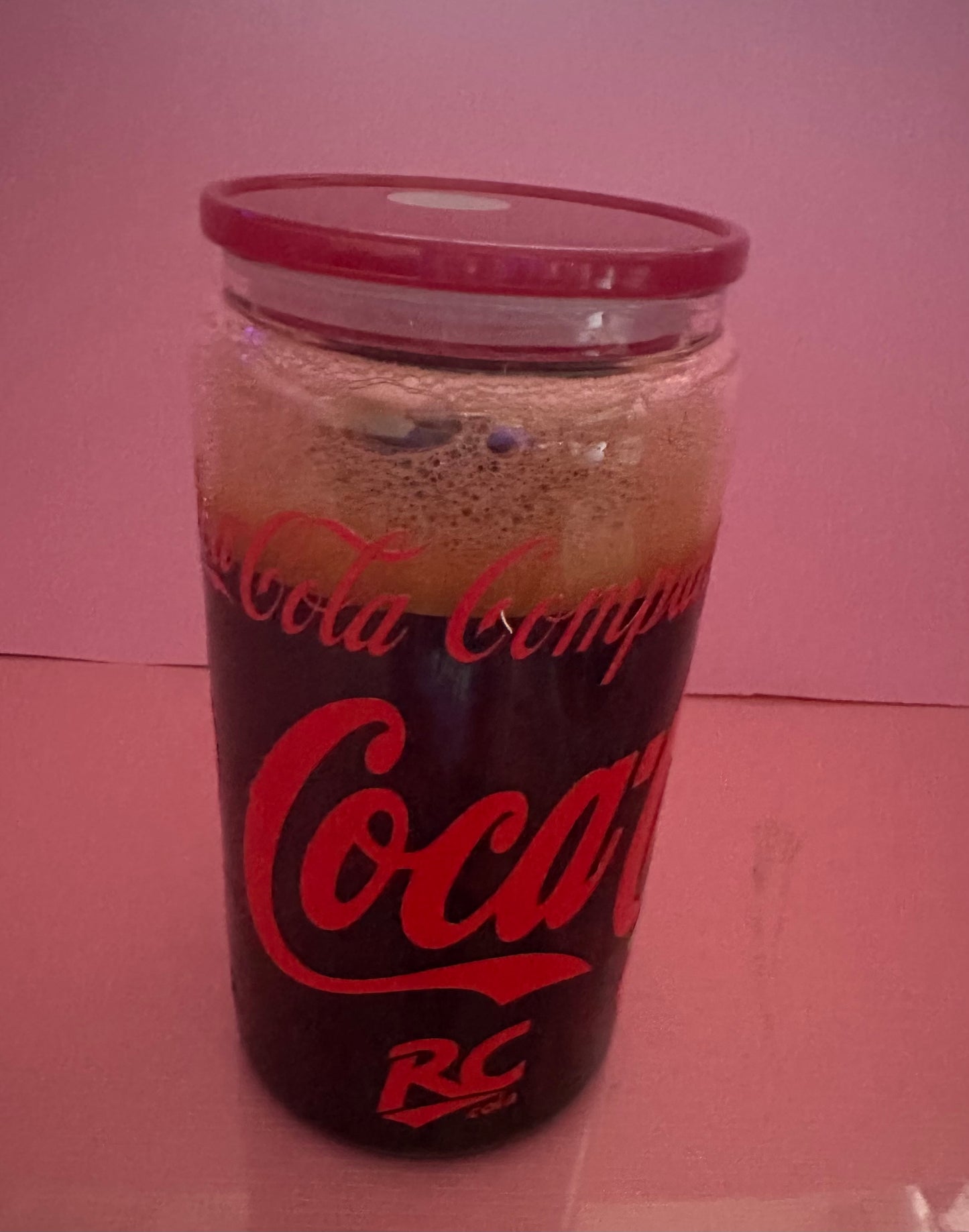 16oz Snow Globe Cup. Inspired Coca-cola glass cup.
