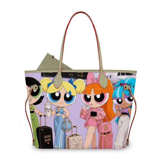 Klassy Girls Getaway Tote Bag. (Soft Purple).
