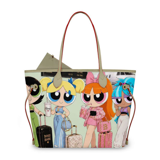 Klassy Girls Getaway Tote. (Soft Green)
