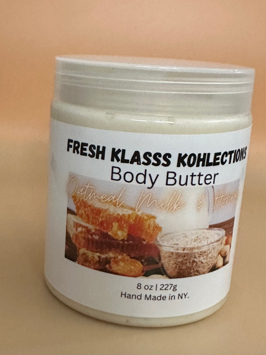 Body butter: Oatmeal milk and honey