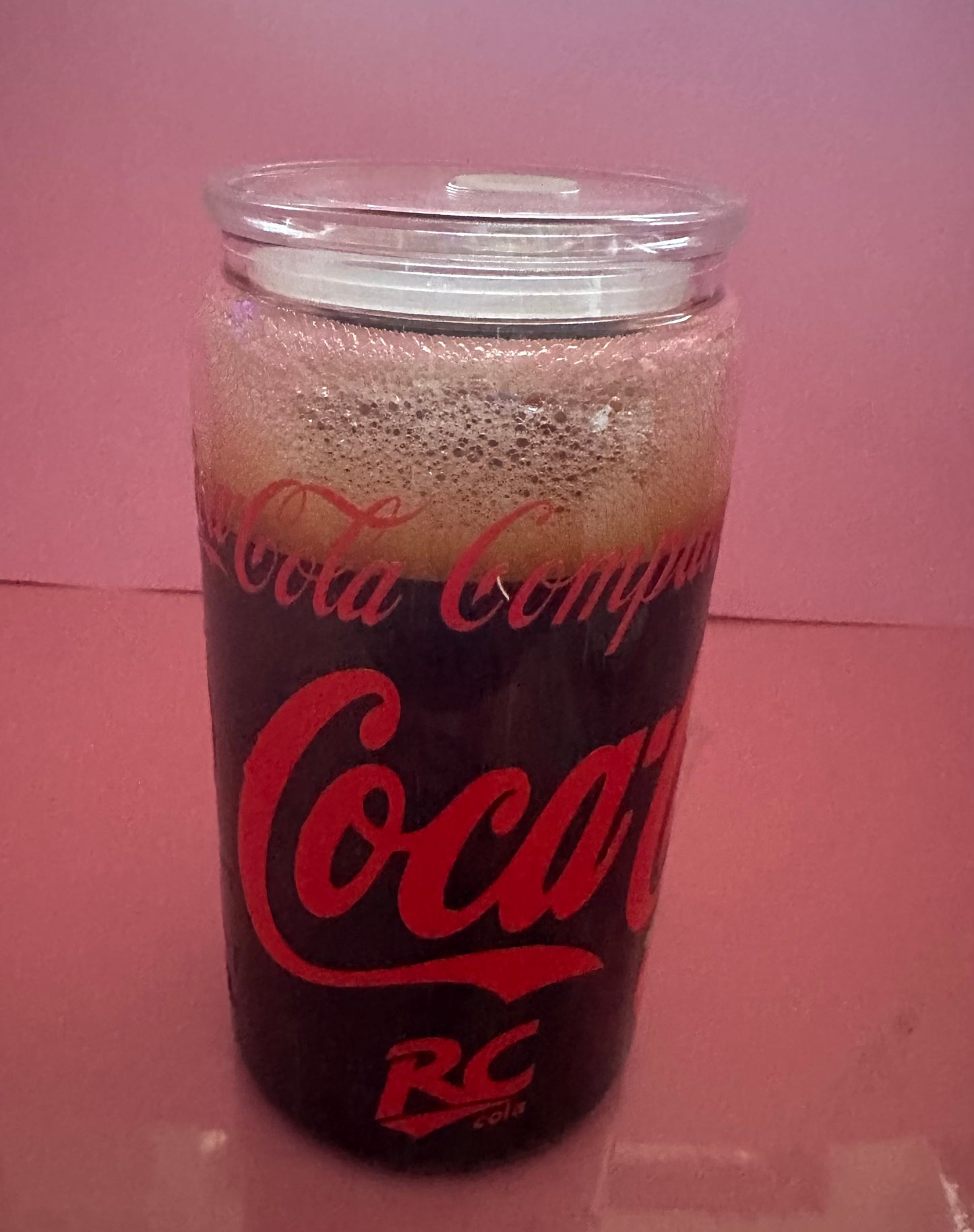 16oz Snow Globe Cup. Inspired Coca-cola glass cup.